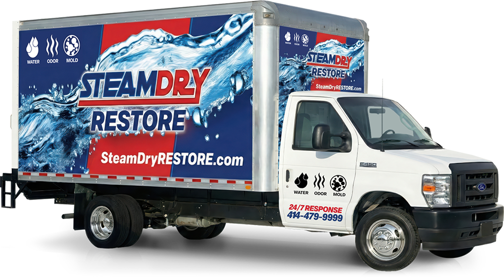 SDR-Big-Truck-Water-Damage SteamDry Restore Work Truck