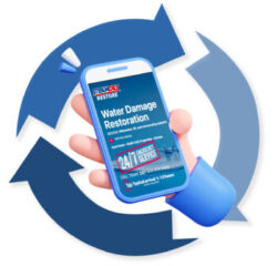 Steam-Dry-Restore-White-2 Water Damage Restoration Icon